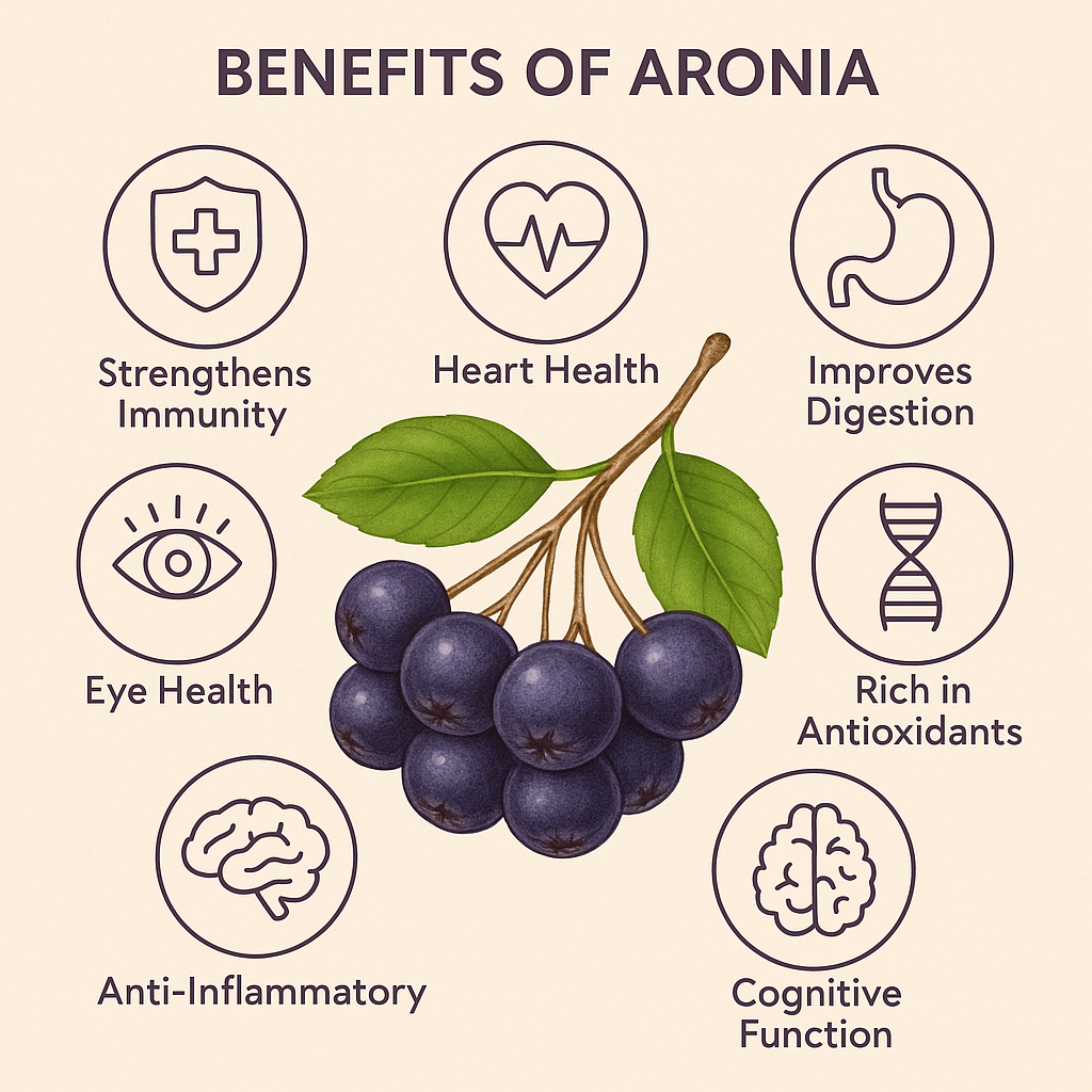 Aronia Berry Juice, Full Strength - Naturally sweet- grown & cold pressed in USA | Farmer physician founded | 4x antioxidants, 30 oz Glass Bottle | Berry Adventurous! FREE SHIPPING