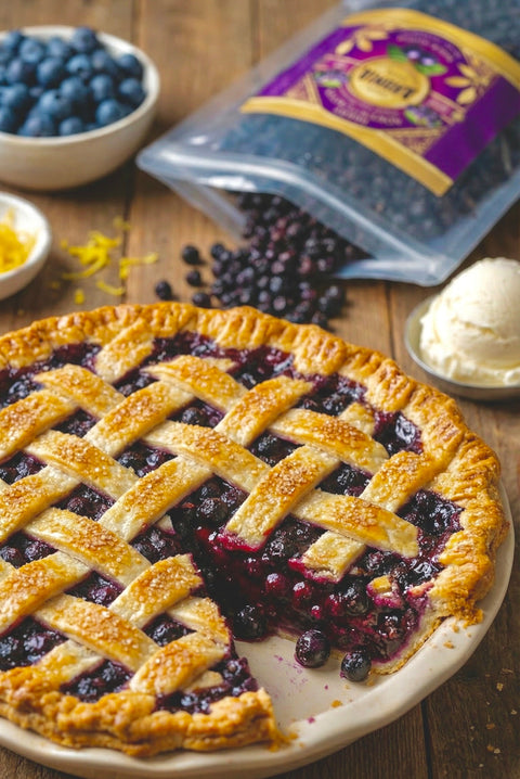 Blueberry–Aronia Pie - A Classic Pie with Quiet Depth