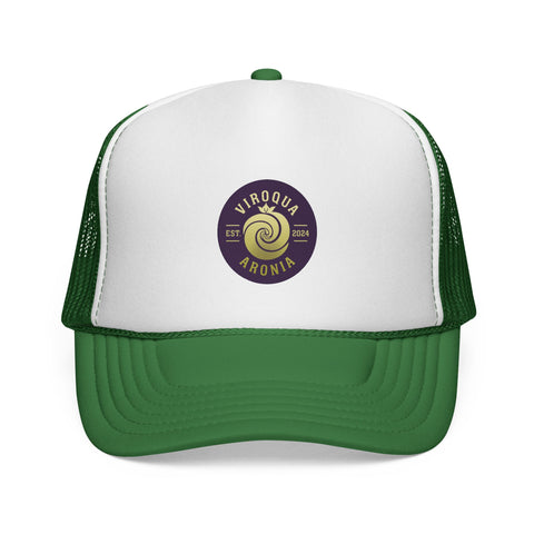 Viroqua Aronia Retro Trucker Cap — Vintage Farmhouse Logo Hat