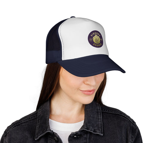 Viroqua Aronia Retro Trucker Cap — Vintage Farmhouse Logo Hat