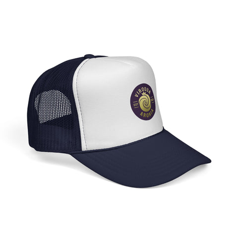 Viroqua Aronia Retro Trucker Cap — Vintage Farmhouse Logo Hat