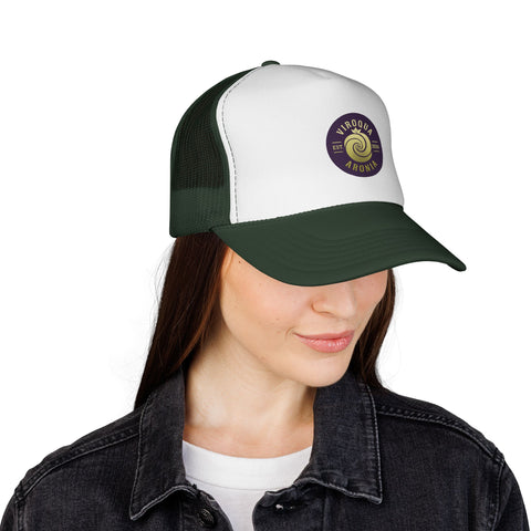 Viroqua Aronia Retro Trucker Cap — Vintage Farmhouse Logo Hat