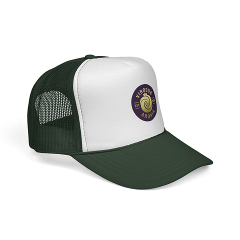 Viroqua Aronia Retro Trucker Cap — Vintage Farmhouse Logo Hat