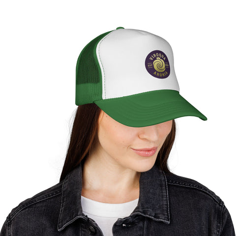 Viroqua Aronia Retro Trucker Cap — Vintage Farmhouse Logo Hat