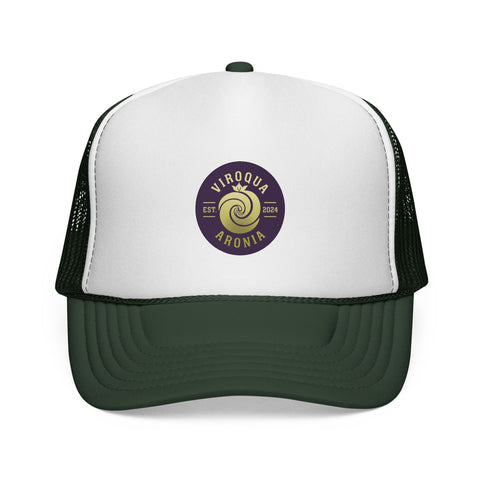 Viroqua Aronia Retro Trucker Cap — Vintage Farmhouse Logo Hat