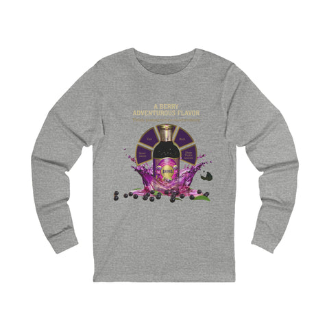 Long Sleeve Tee — "A Berry Adventurous Flavor" Graphic Shirt