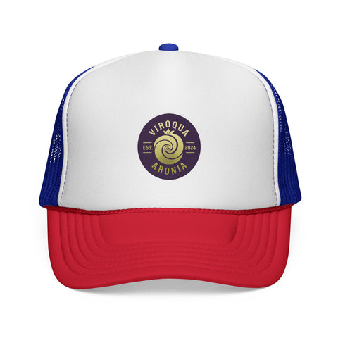 Viroqua Aronia Retro Trucker Cap — Vintage Farmhouse Logo Hat
