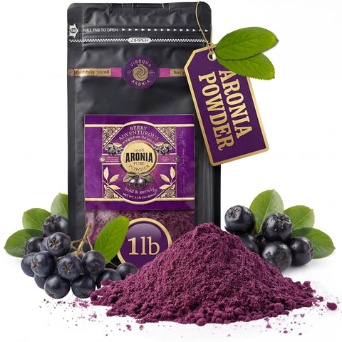 Aronia Berry Powder| First Batch, Farmer's Select. FREE SHIPPING