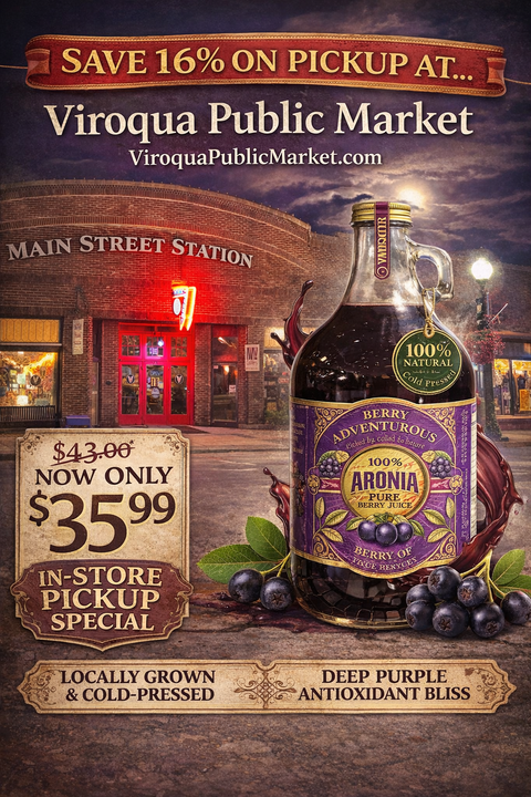 Aronia Berry Juice, 62 oz Bottle [LOCAL PICKUP ONLY]