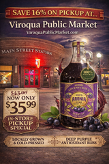Aronia Berry Juice, 62 oz Bottle [LOCAL PICKUP ONLY]