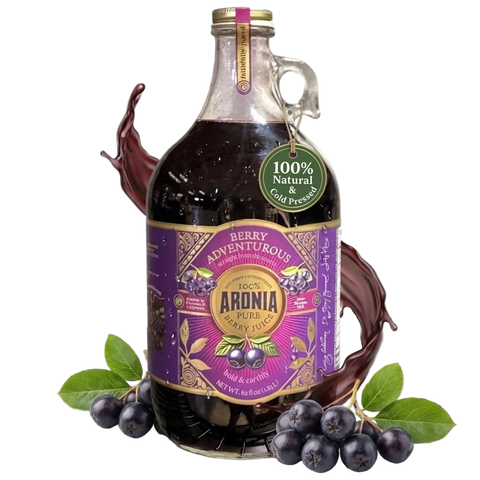 Aronia Berry Juice in Glass Bottles - Limited, Farmer's Reserve