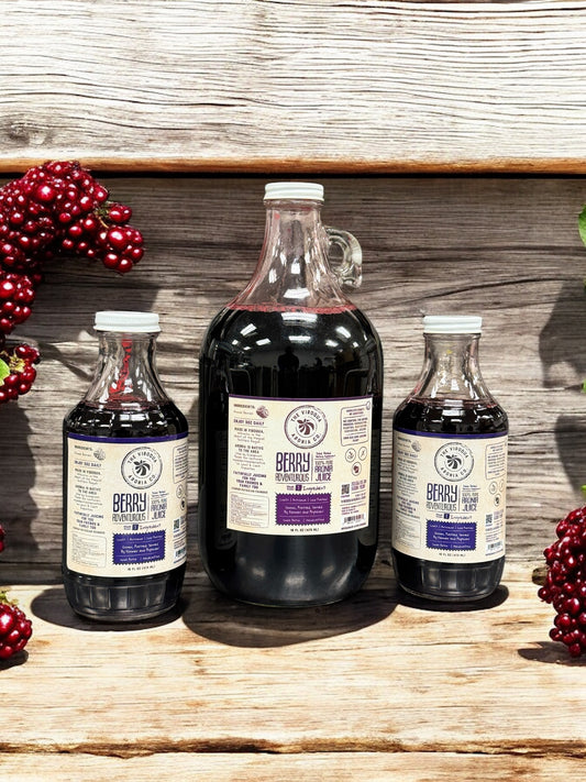 Aronia Berry Juice SUBSCRIPTION | Farmer + Physician Founded, Cold-Pressed, Artisanal.  Belonging Around the Berry